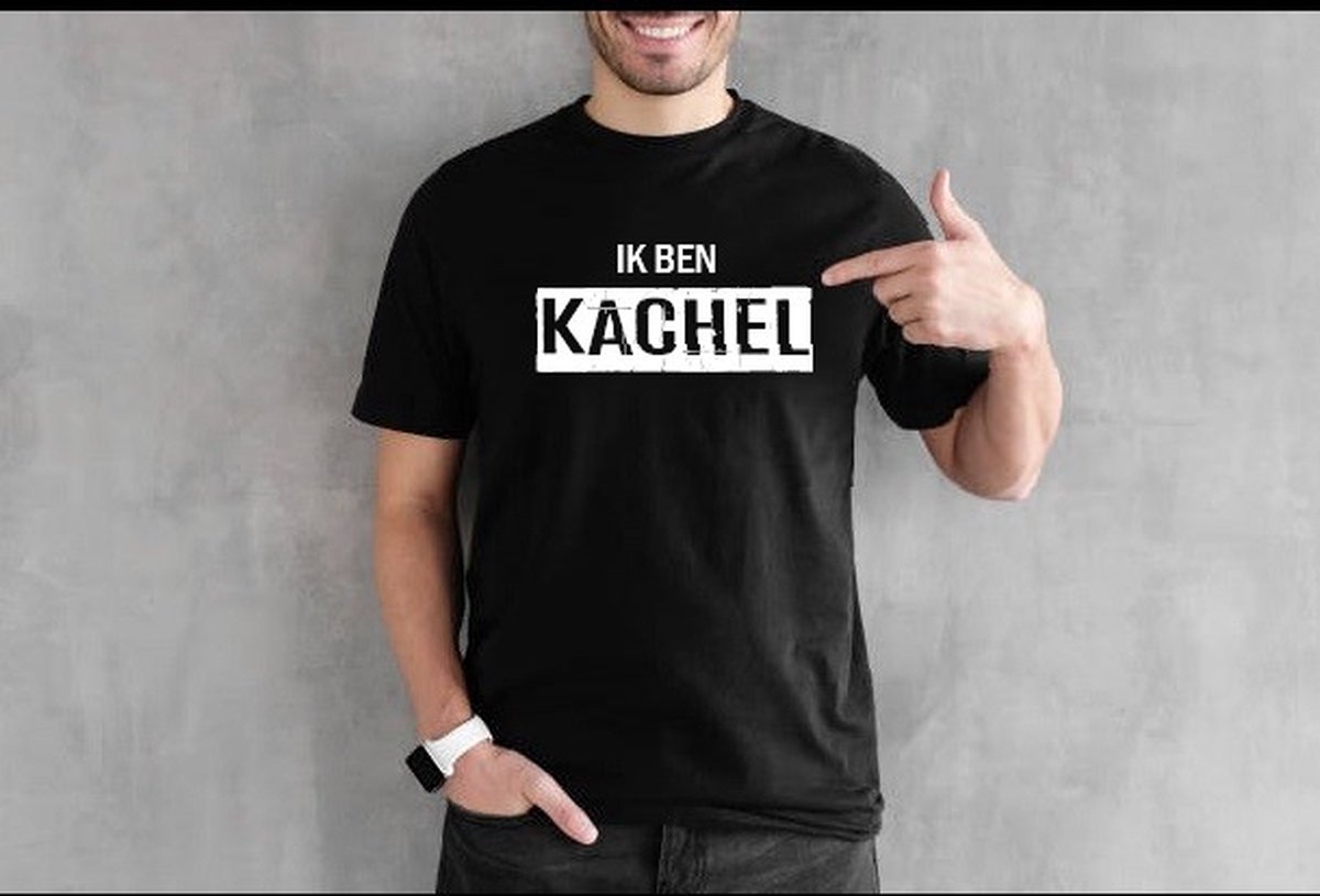IK BEN KACHEL T-shirt | Shirt Print | Maat S | Feest | Festival | Party | Vakantie